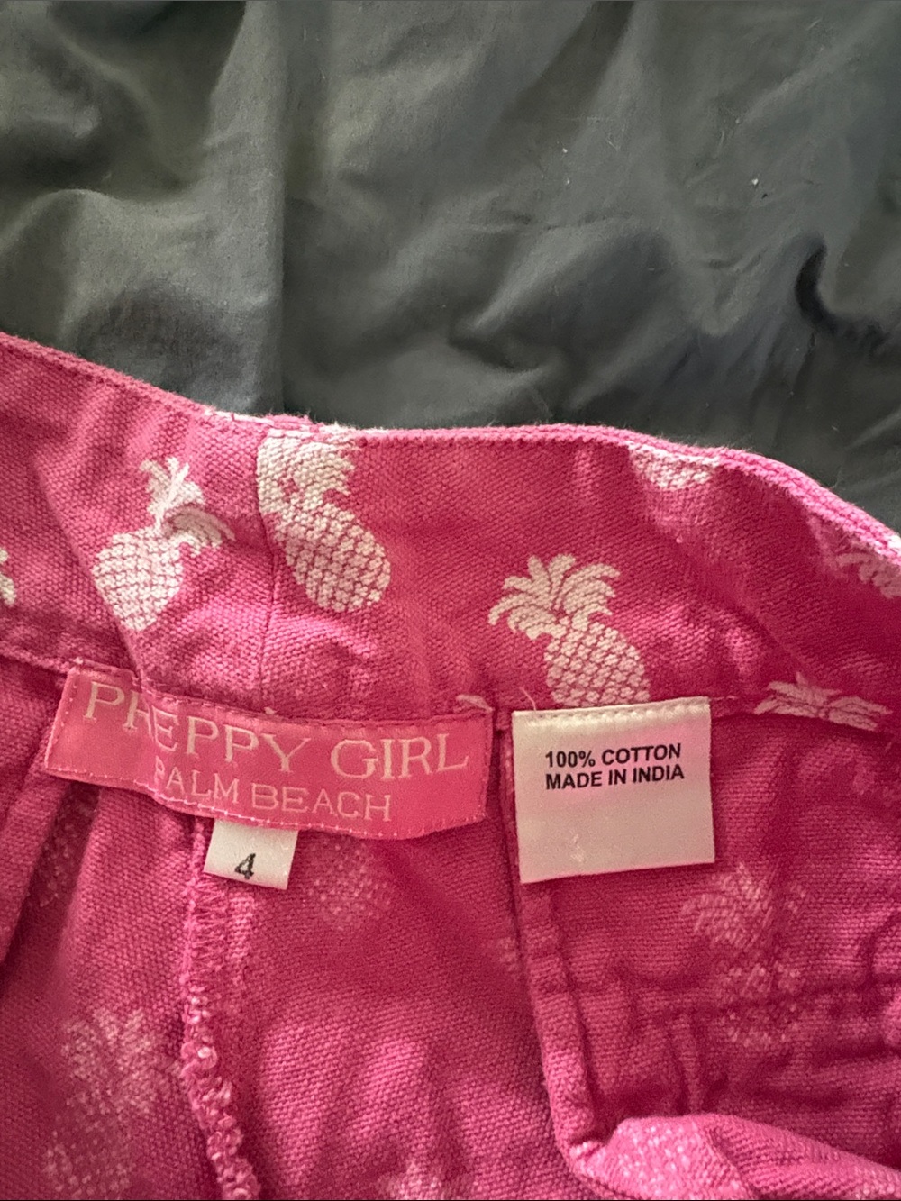Preppy Girl Women’s Pink & blue Print Cotton Shorts — Casual Summer Staple - Picture 6 of 9